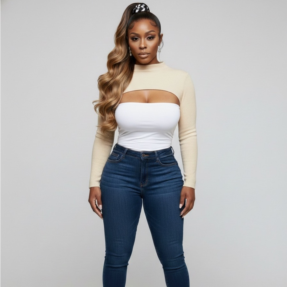 Chic Yellow Women's Top